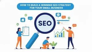 image is about seo strategy for small business 
